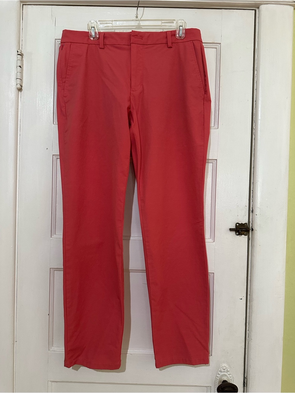 Vineyard Vines Men's Coral Red Chinos